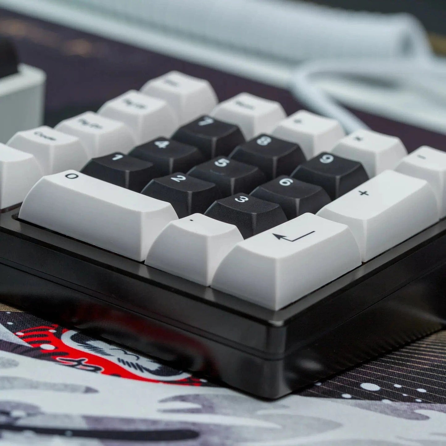 KeebCats Gina macro-numpad by KeebCats - Accessories e-Black Aluminium Plate