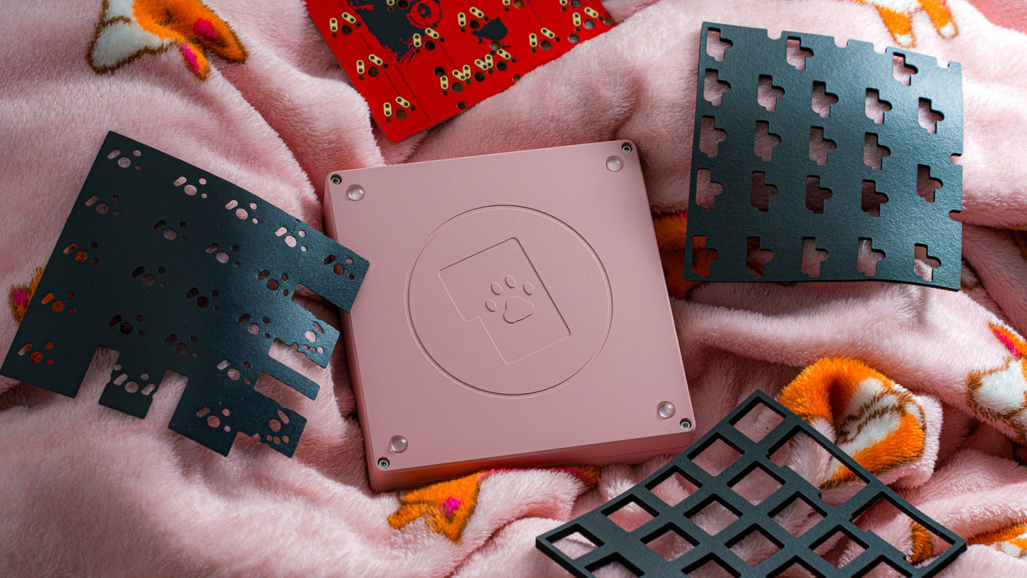 KeebCats Gina Macro-Numpad by KeebCats - Accessories Foam Kit - Case/PCB/Switch Foam