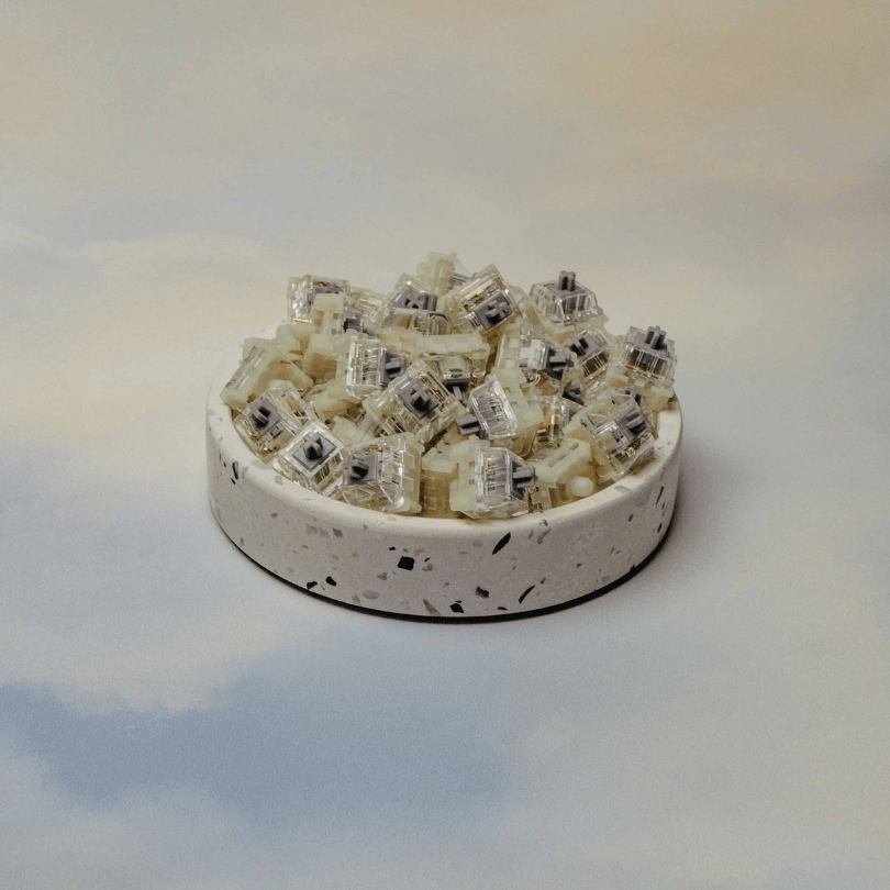 KTT KTT Kang Grey (Ash Grey) tactile switches 10