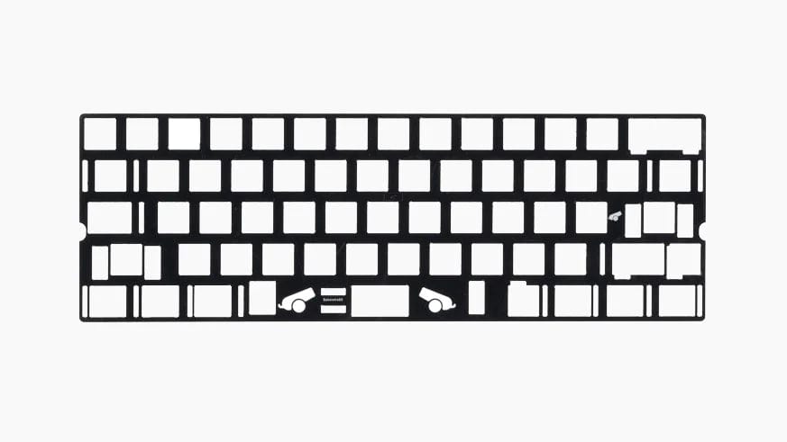 CannonKeys Bakeneko60 Extra Accessories FR4 Plate (ANSI)