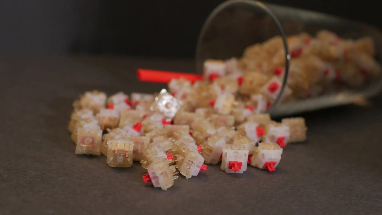 KeebCats Cream Soda linear switches