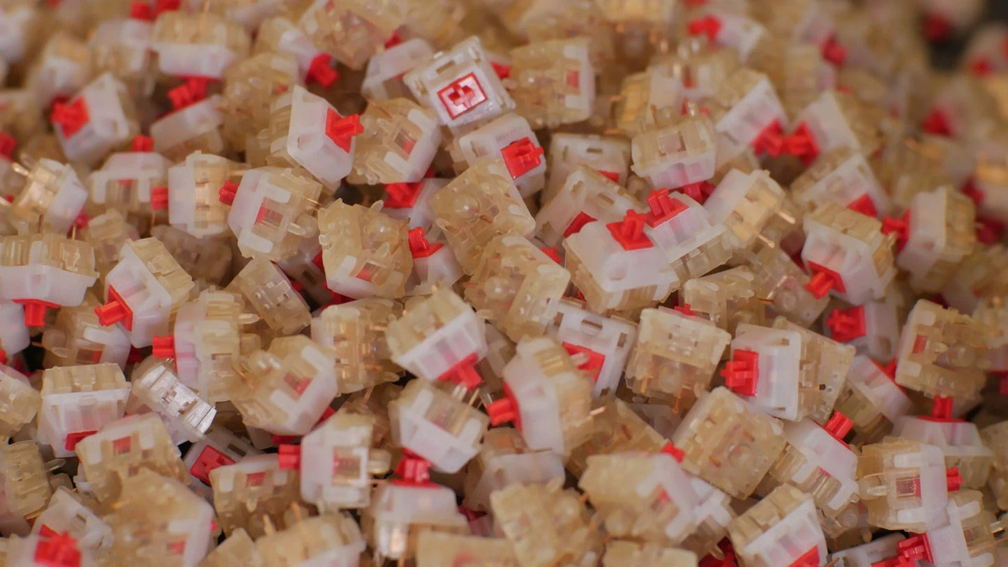 KeebCats Cream Soda linear switches
