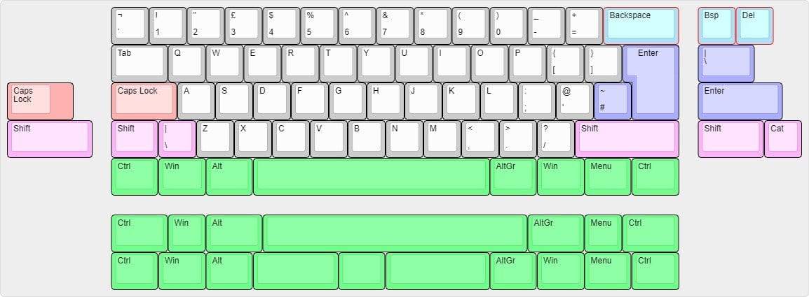 KeebCats x CutieClub KeebCats Denis 60% PCB