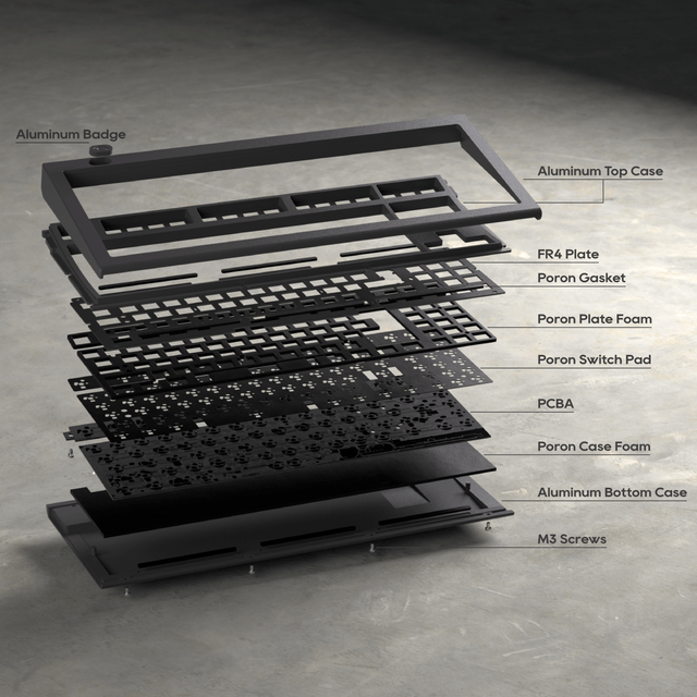 Vortex Model M SSK Keyboard base kit