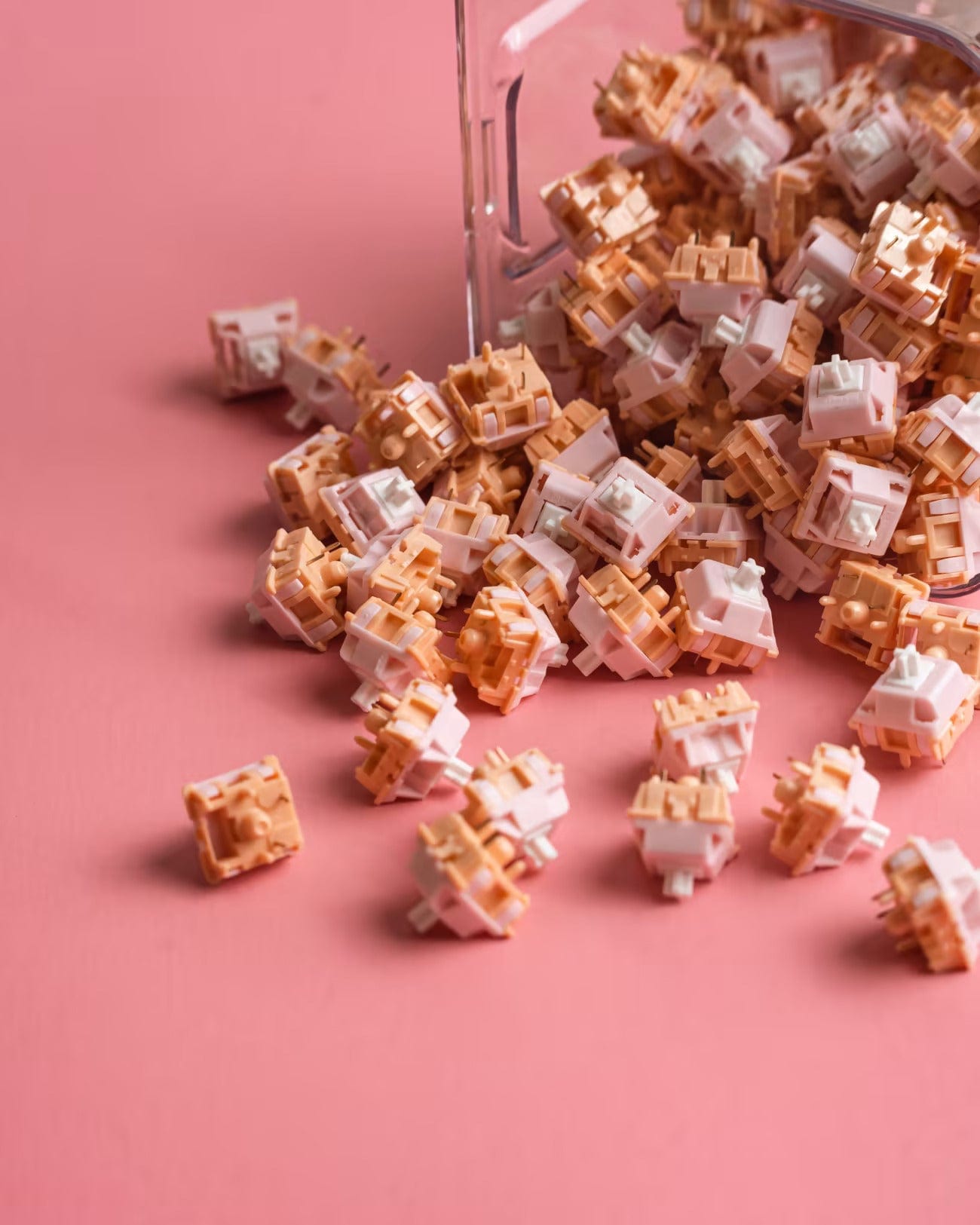 Kinetic Labs Salmon tactile switches
