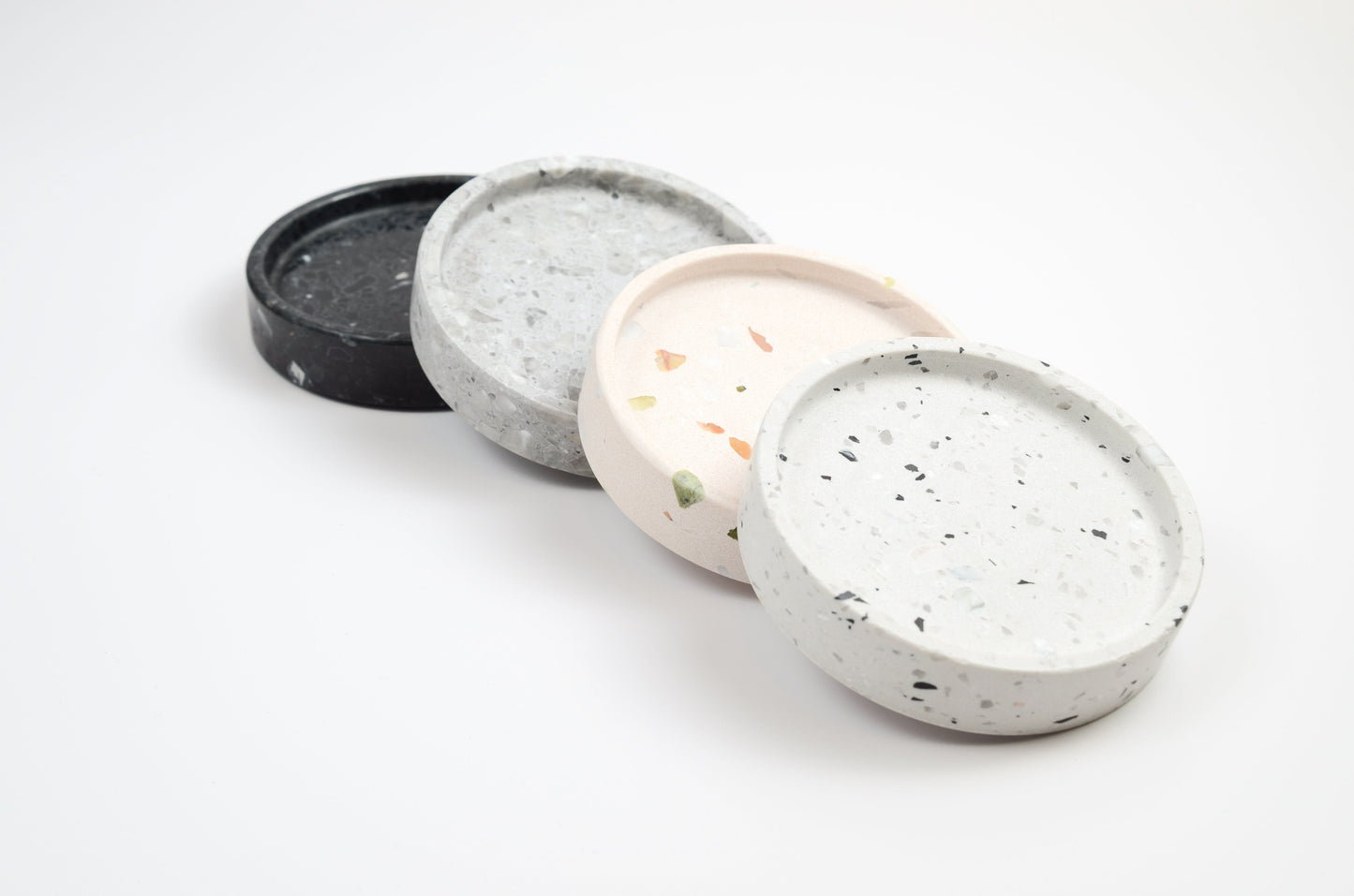 CannonKeys Terrazo Stone Screw Trays