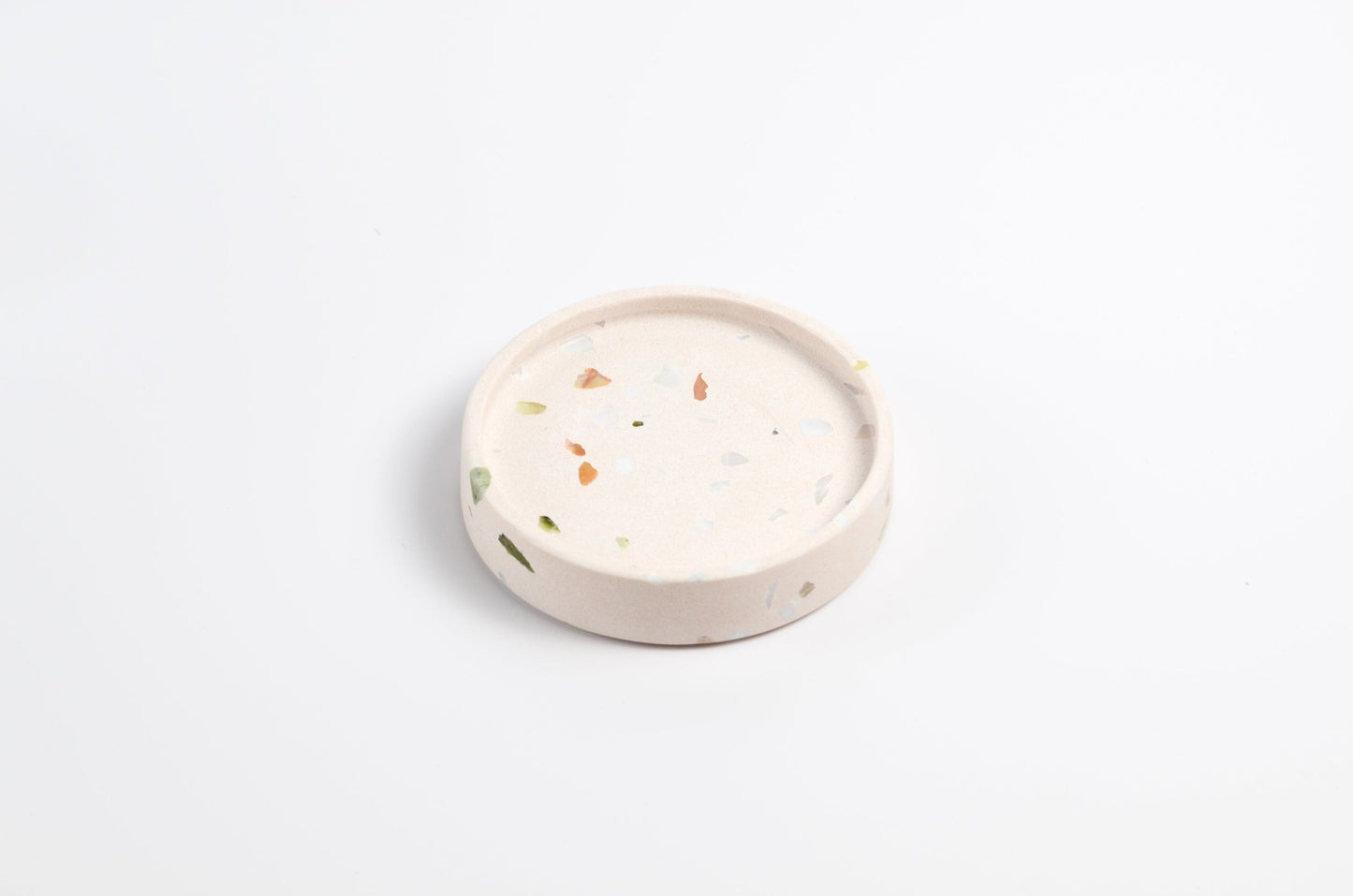 CannonKeys Terrazo Stone Screw Trays Rose