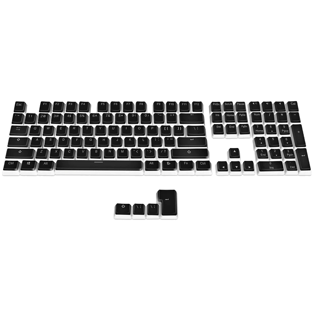 129 Piece Pudding Keycaps (ANSI/ISO) - Mechboards