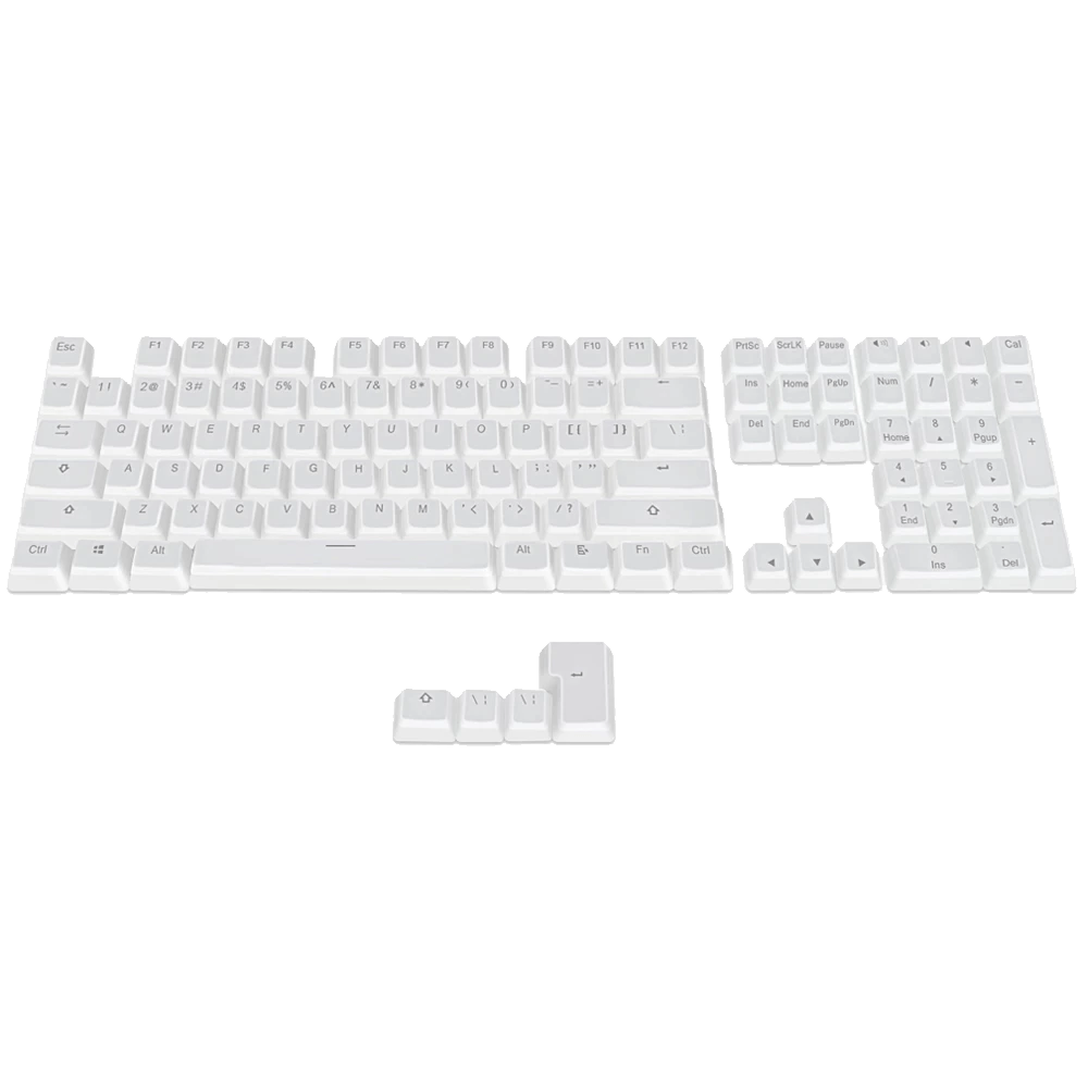 129 Piece Pudding Keycaps (ANSI/ISO) - Mechboards