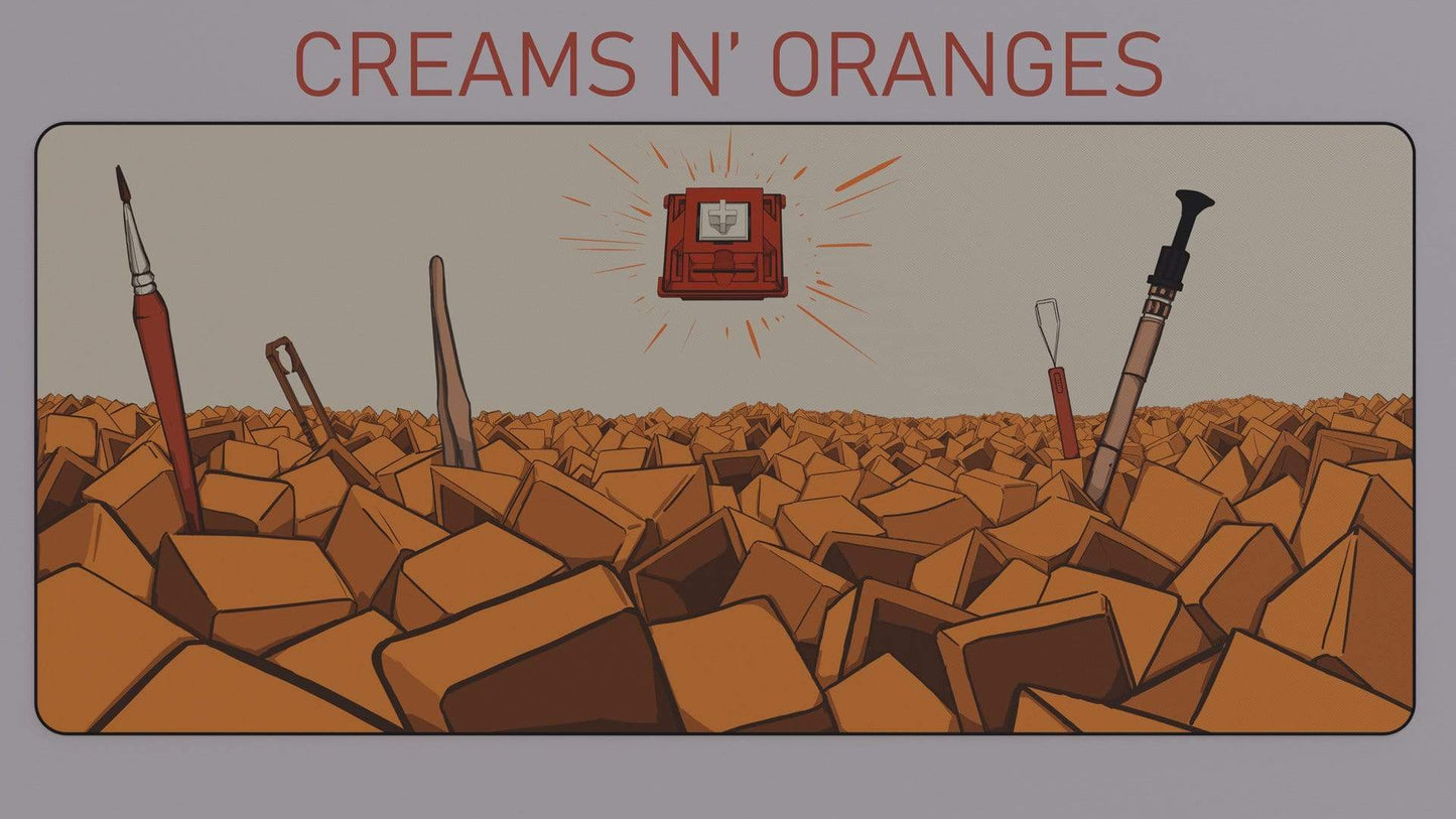 Skeil SeaCAPS Deskmat Creams N’ Oranges (Orange)